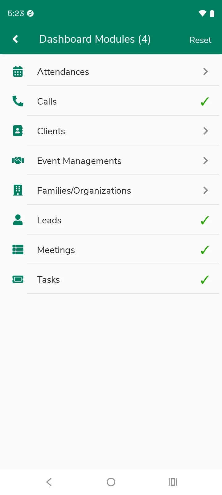 Sanchay Mobile CRM screenshot